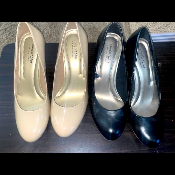 2 pairs basic high heels